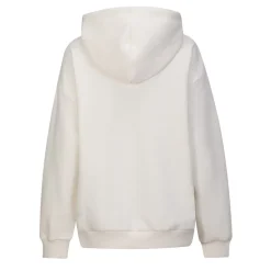 Character Hooded Relaxed Fit Long Sleeve Sweatshirt in White