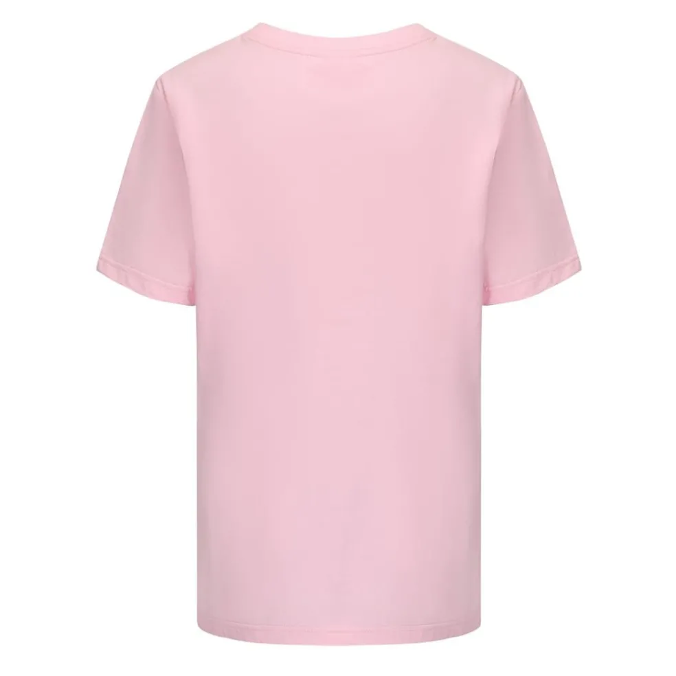 Character Womens Short Sleeve Pyjama Set in Pink