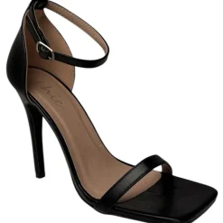 Chic Ankl Strap Sndl in Black