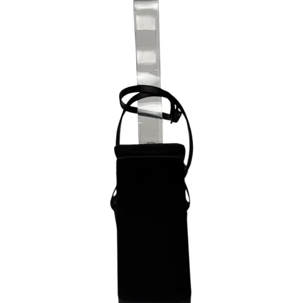 Chic Pltfm Strp Sndl in Black