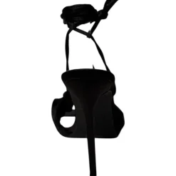 Chic Stlto Tie Sndl in Black