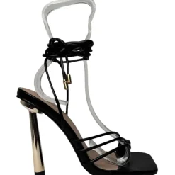 Chic T Loop Tie Sndl in Black