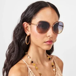 Chloe Sunglasses Ch0030s in Orange