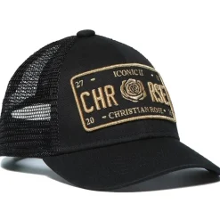 Christian Rose Iconic Infant Baseball Cap in Black