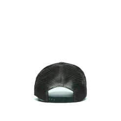 Christian Rose Plate Trucker Cap in Black