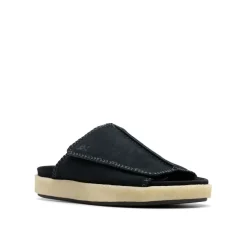 Clarks Originals Overleigh Sliders in Black