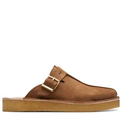 Clarks Originals Trek Mule Suede Shoes in Brown