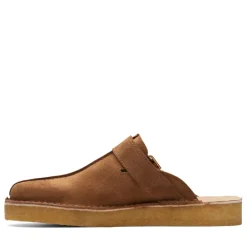 Clarks Originals Trek Mule Suede Shoes in Brown