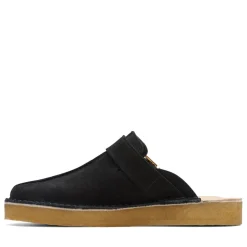 Clarks Originals Trek Mule Suede Shoes in Black
