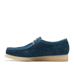 Clarks Originals Wallabee Shoes in Navy