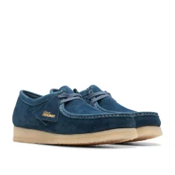 Clarks Originals Wallabee Shoes in Navy
