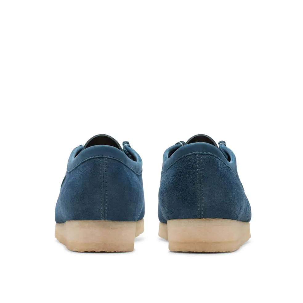 Clarks Originals Wallabee Shoes in Navy