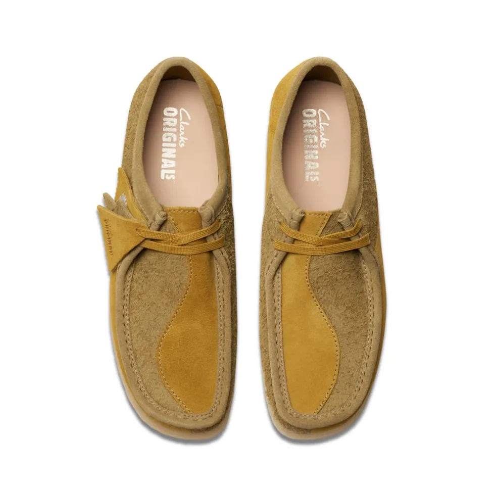 Clarks Originals Wallabee Shoes in olive