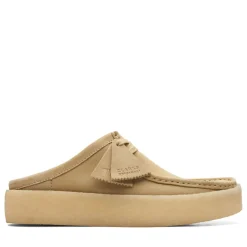 Clarks Originals Wallabee Cup Suede Shoes in Brown
