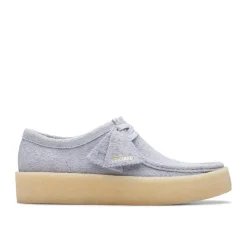 Clarks Originals Wallabee Cup Suede Shoes in Grey