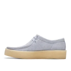 Clarks Originals Wallabee Cup Suede Shoes in Grey