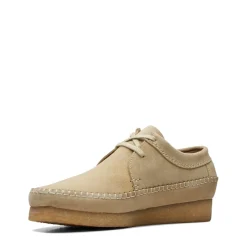 Clarks Originals Weaver Suede Shoes in Brown