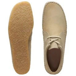 Clarks Originals Weaver Suede Shoes in Brown