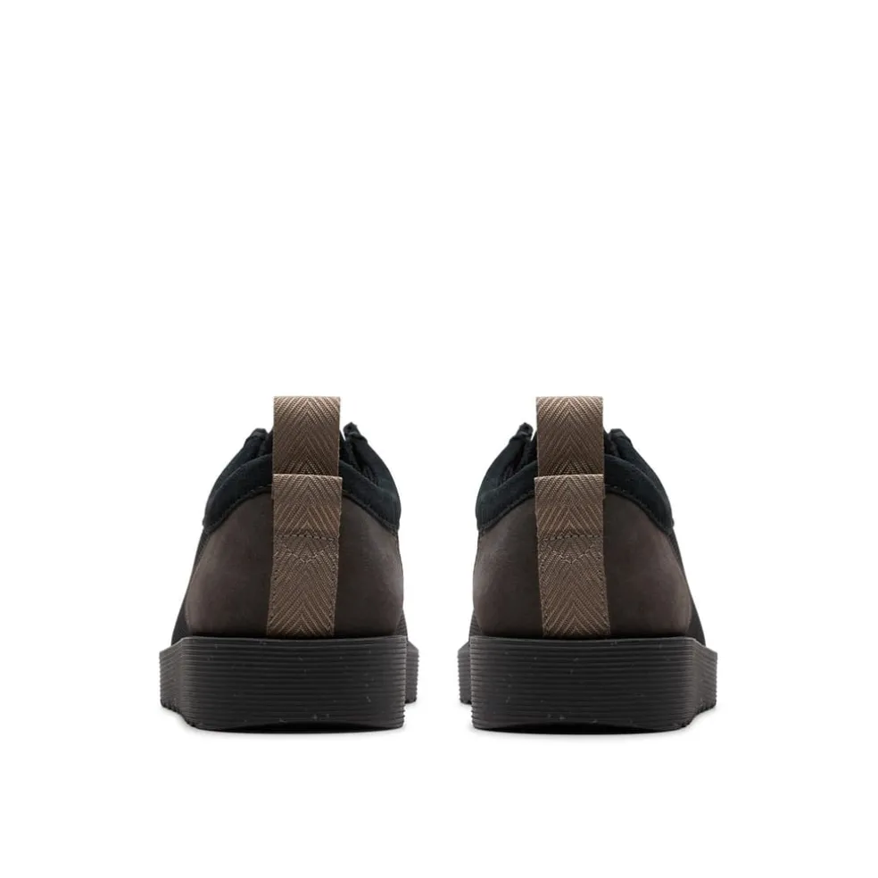 Clarks Wallabee Moccasin Flatform Loafers in Black