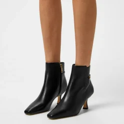 Coach Bootie Stiletto Low Heel Boots in Black