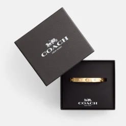 Coach C Bangle in Gold