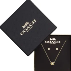 Coach C Stoneset in Gold