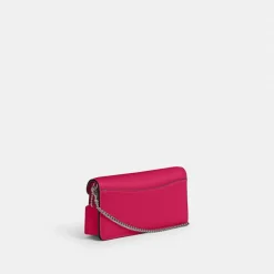 Coach Chain Clutch Bag in Pink