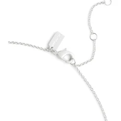 Coach Cn Pndnt Nklc in Silver