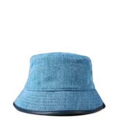 Coach Embroidered Denim Bucket Hat in Blue