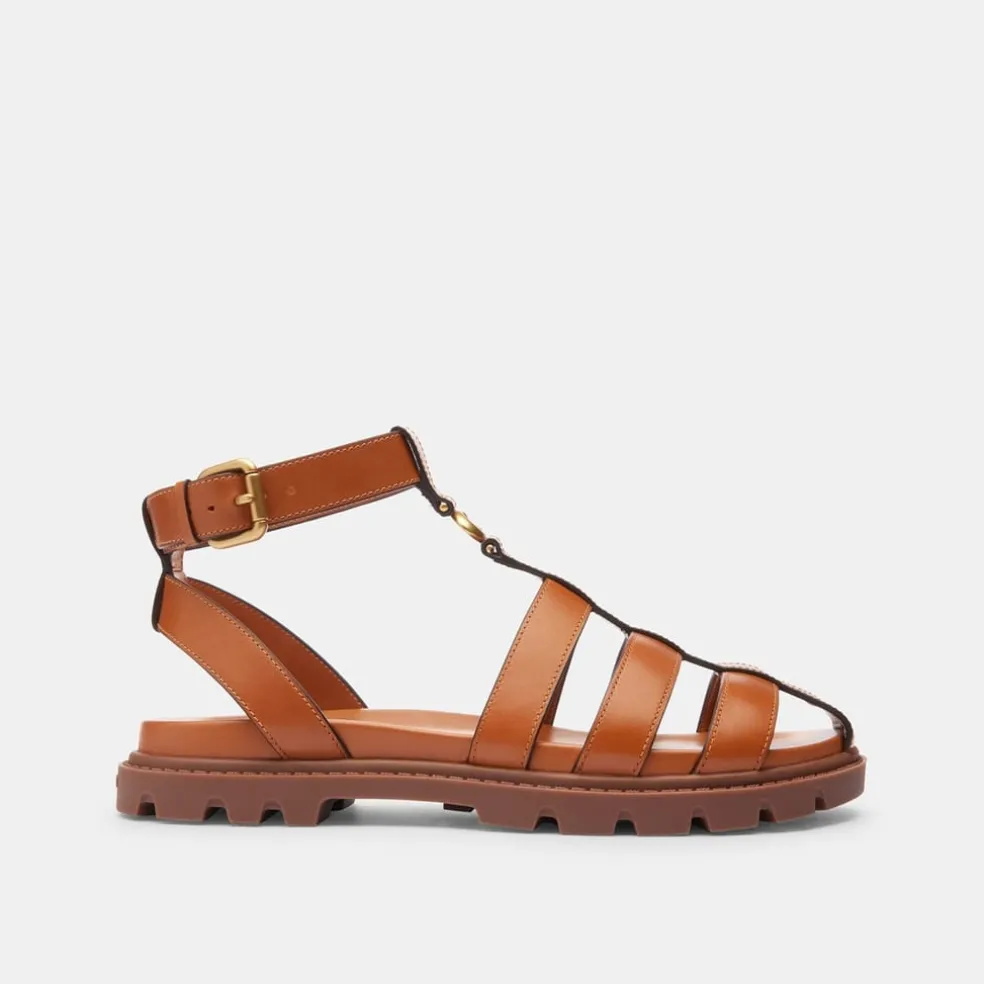 Coach Fisherman Sandals in Brown