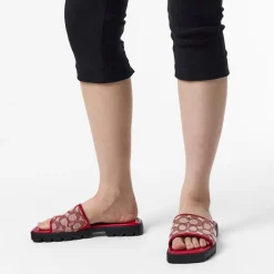 Coach Florence Sandals in Red