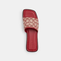 Coach Florence Sandals in Red