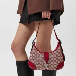 Coach Hamptons Shoulder Bag in Red