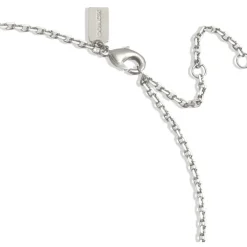Coach Pv Pndnt Nklc in Silver