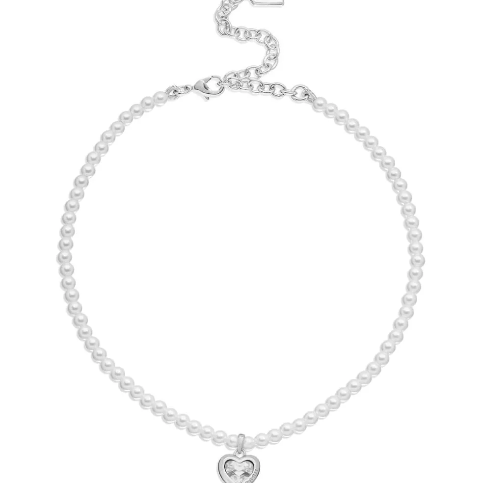 Coach Stn H Prl Chkr in Silver