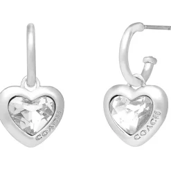 Coach Stn Hrt C Hgy in Silver