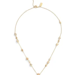 Coach Str H Stn Nklc in Gold