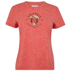 Columbia Sloan Crew Neck Short Sleeve T-Shirt in Pink