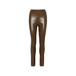 Commando Leather Leggings in Green