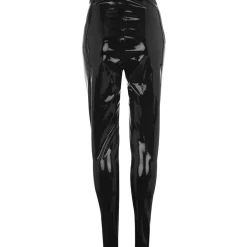 Commando Leather Patent Leggings in Black