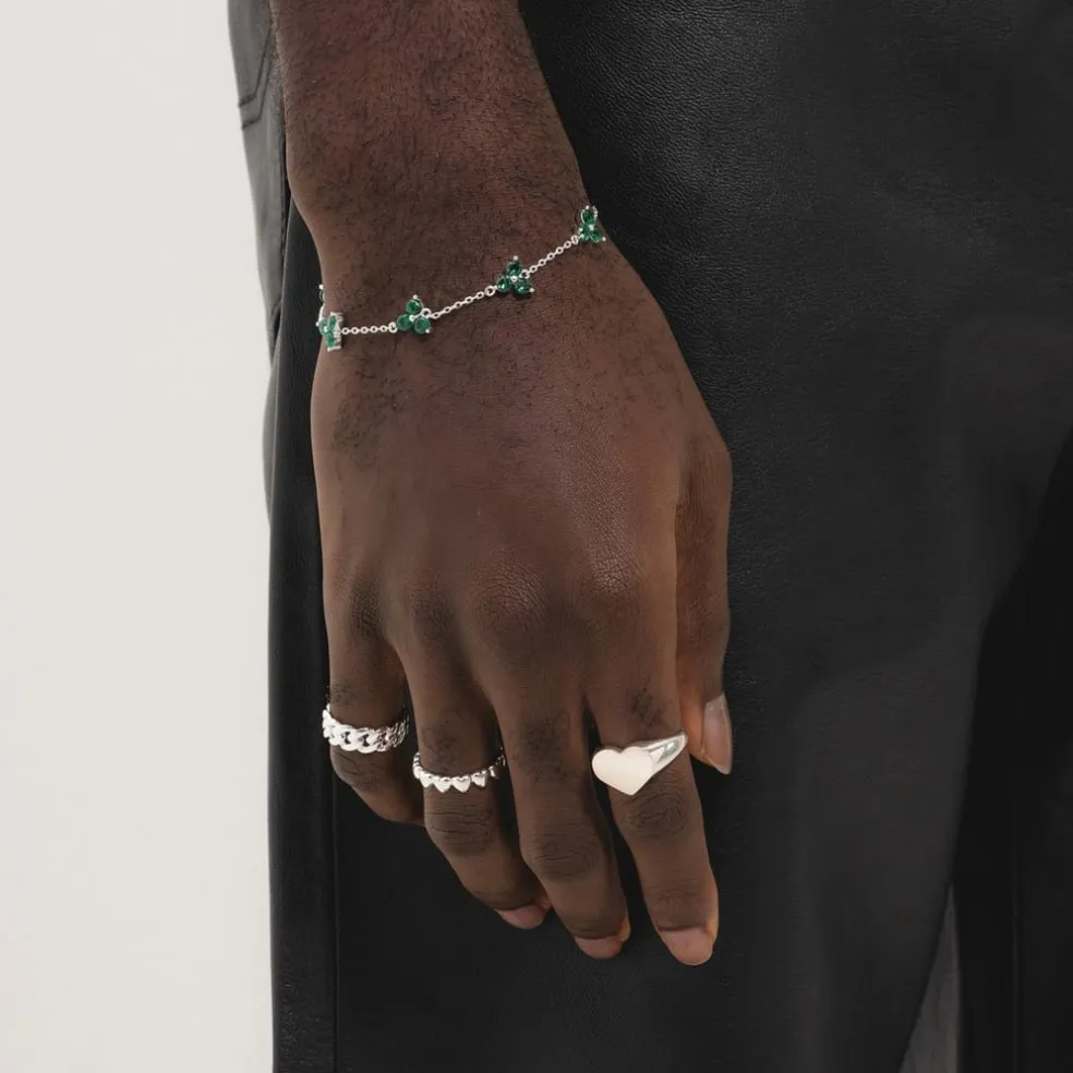 Common Lines Como Bracelet in Silver