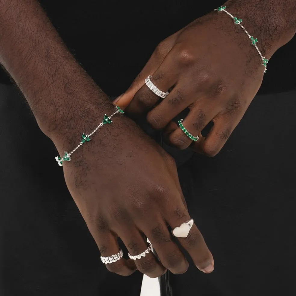 Common Lines Como Bracelet in Silver