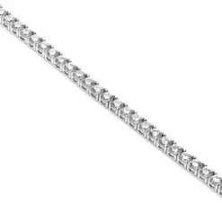 Common Lines Tennis Bracelet in Silver