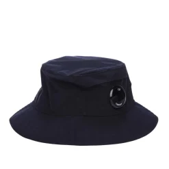 C.P. Company Chrome-R Bucket Hat in Navy