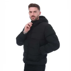 C.P. Company Chrome-R Goggle Down Jacket in Black