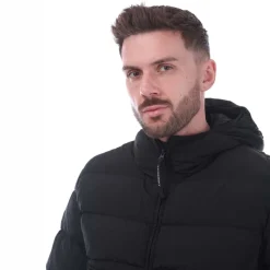 C.P. Company Chrome-R Goggle Down Jacket in Black