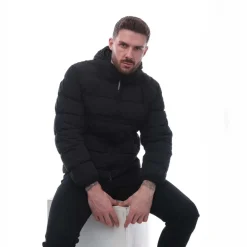 C.P. Company Chrome-R Goggle Down Jacket in Black