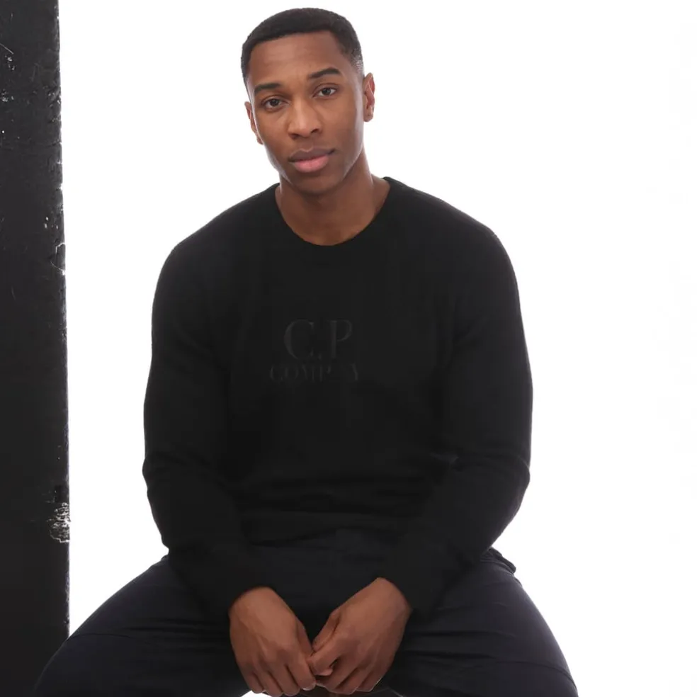 C.P. Company Crewneck Sweatshirt in Black