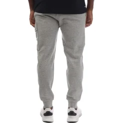 C.P. Company Diagonal Raised Fleece Lens Sweatpants in Grey