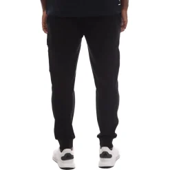 C.P. Company Diagonal Raised Fleece Lens Sweatpants in Black
